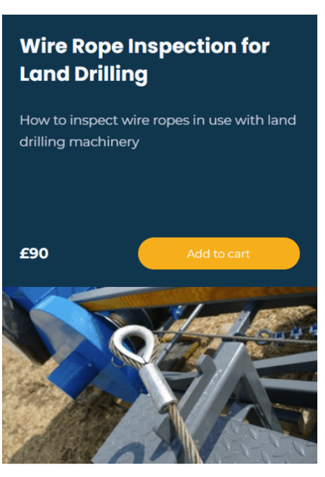 Wire rope on a land drilling rig